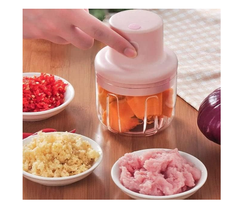 Electric Mini Garlic & Vegetable Chopper (250ml)